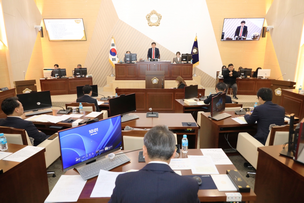 제261회 삼척시의회(임시회) 제1차 본회의 보도자료 이미지(2)