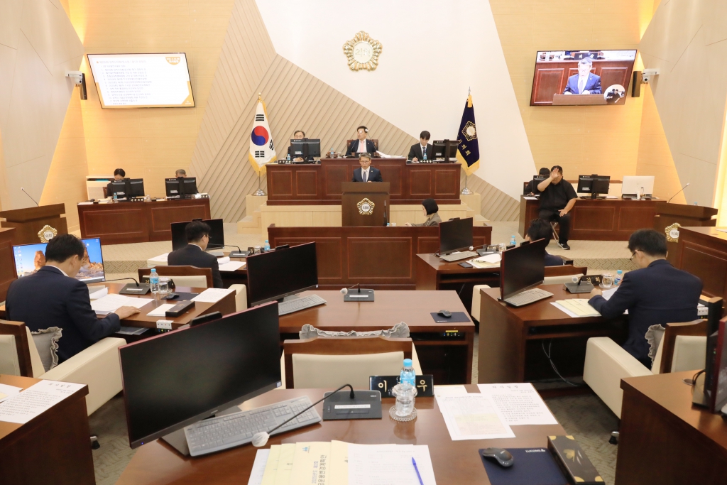 제265회 삼척시의회(임시회) 제1차 본회의 보도자료 이미지(1)