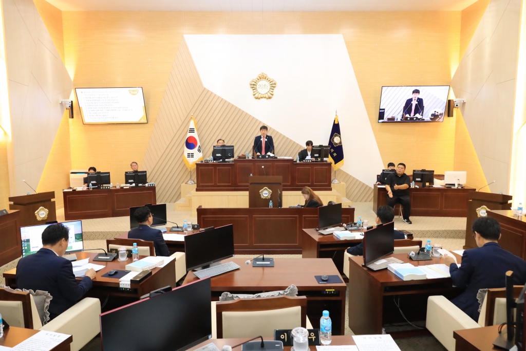 제264회 삼척시의회(임시회) 제1차 본회의 보도자료 이미지(1)