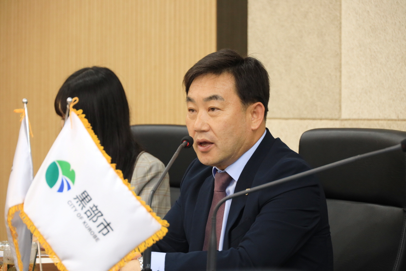 일본 자매도시 구로베시의회 내방 이미지(3)