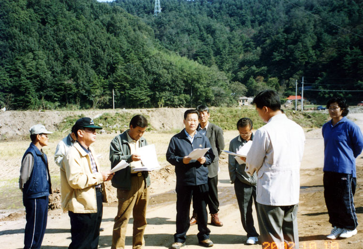 수해피해현장답사(1) 이미지(1)