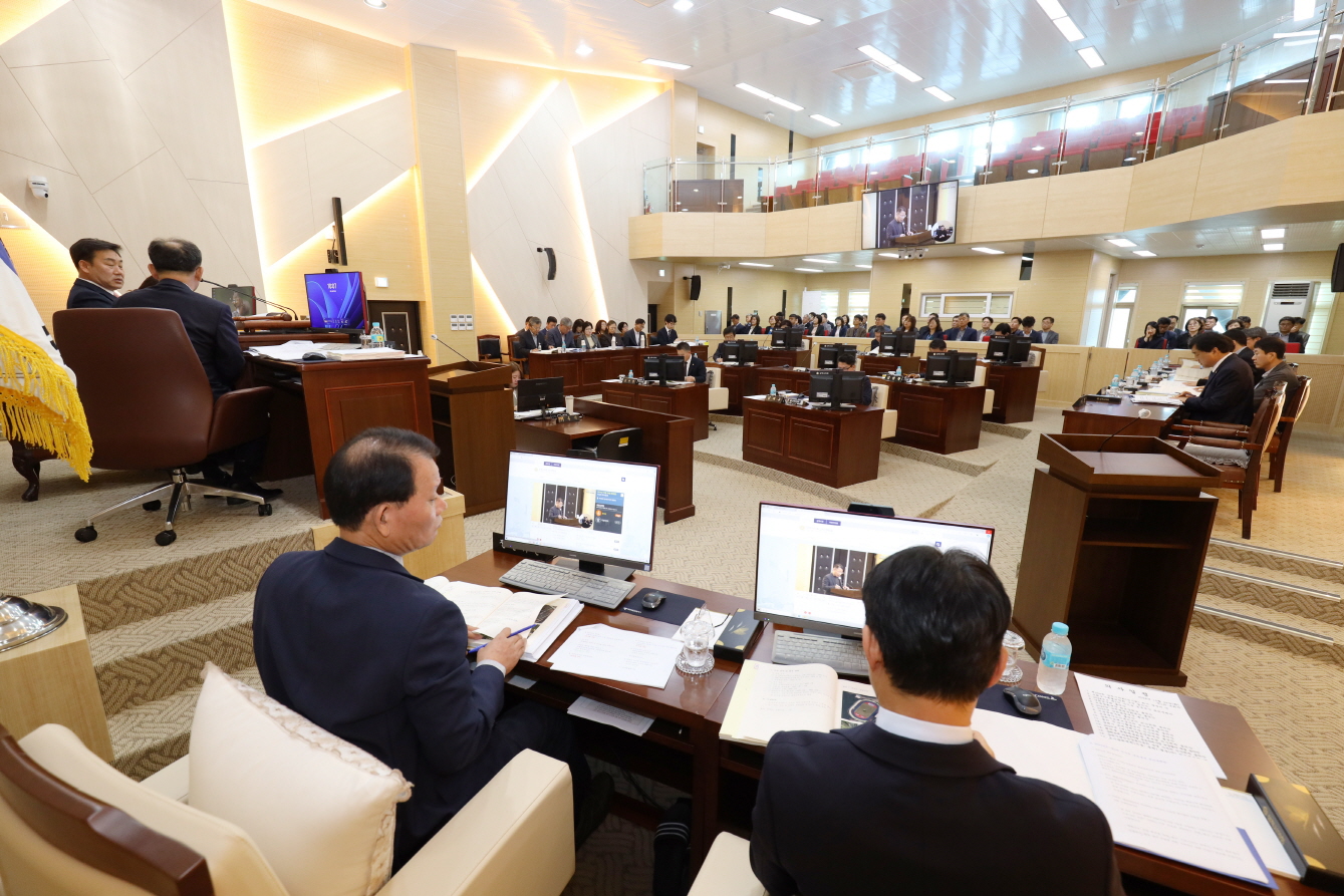 제258회 삼척시의회 임시회 제1차 본회의 개의 이미지(2)