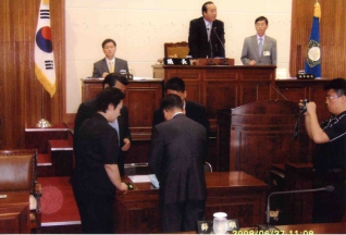 제100회 임시회(의장선거-투표실시) 대표이미지
