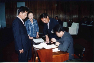 제100회 임시회(의장선거-투표집계) 대표이미지